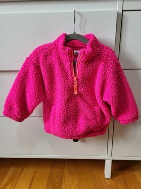 Baby GAP Hot Pink Sherpa Pullover